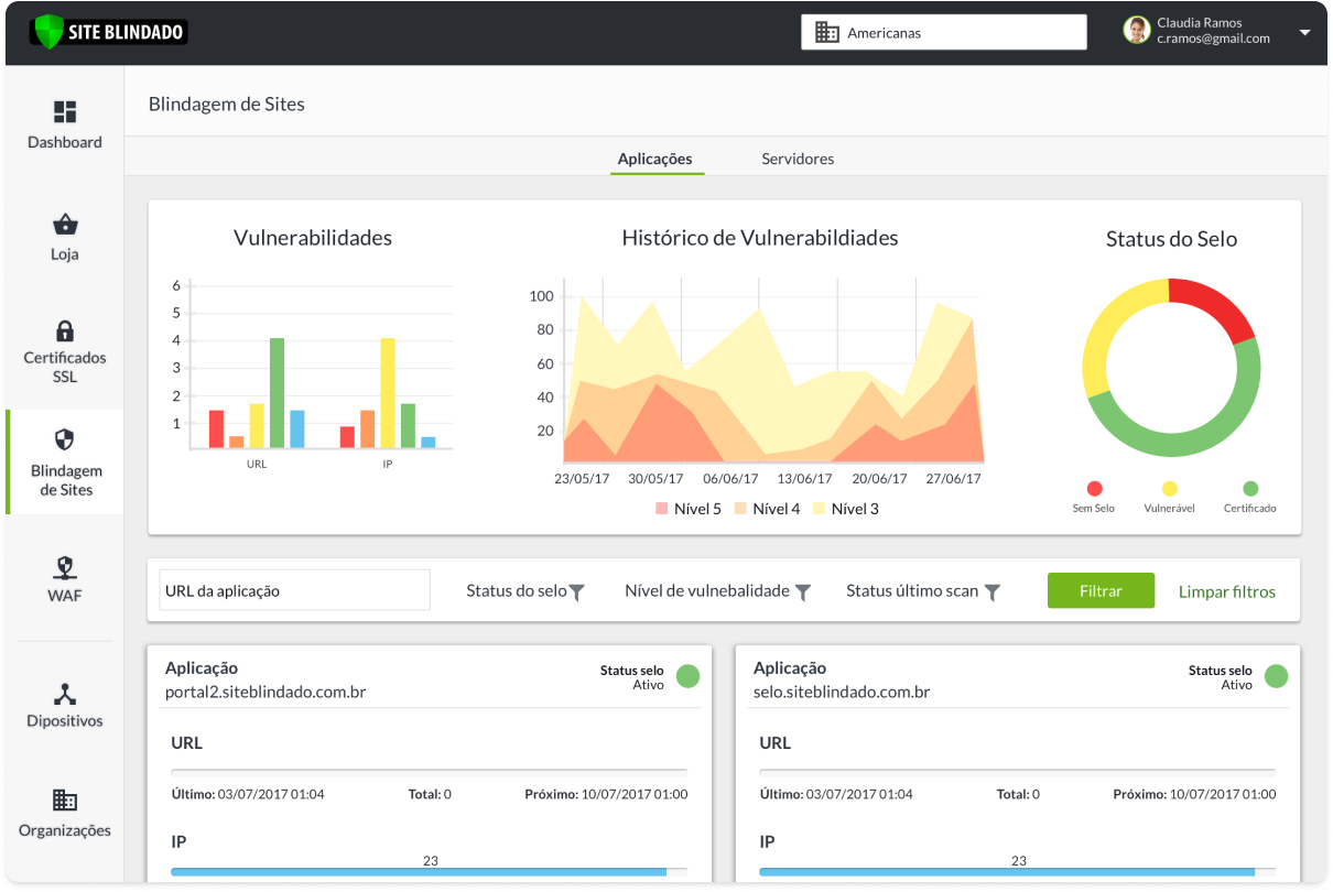 Plataforma Site Blindado - slide 3